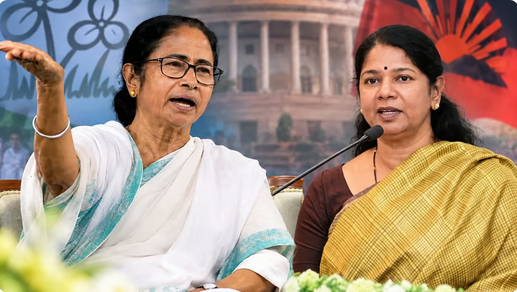 மூன்றாவது அணி அமைக்க திமுக அச்சாரமா? - தாக்கரே, பவாரை அடுத்து மம்தாவை சந்தித்த எம்.பி. கனிமொழி