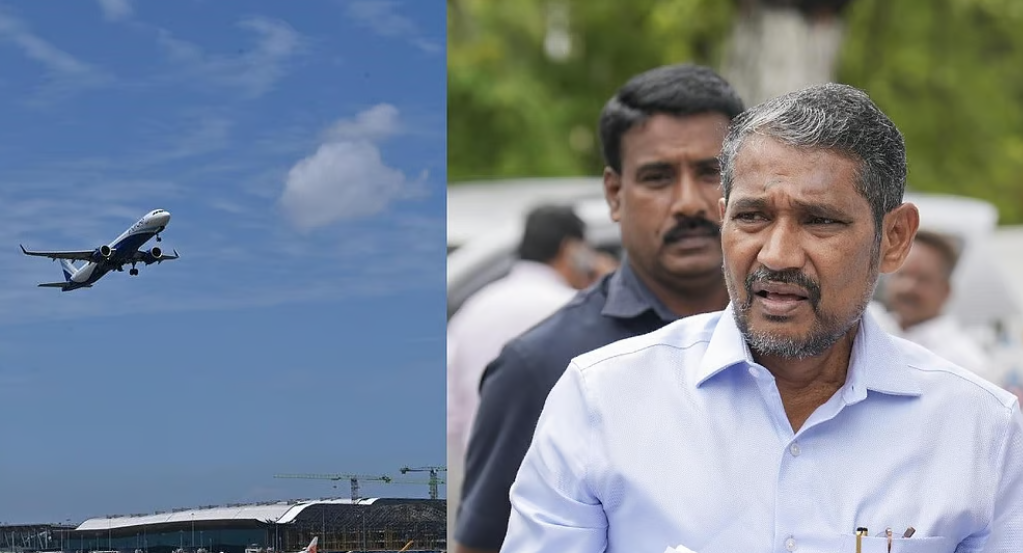 கோவையில் மோசமான வானிலையால் அமைச்சர் வன்னியரசு வந்த விமானம் மதுரையில் தரை இறக்கம்