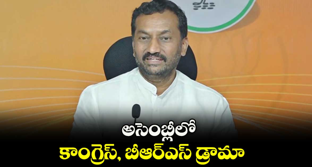 అసెంబ్లీలో కాంగ్రెస్, బీఆర్ఎస్ డ్రామా : ఎంపీ రఘునందన్ రావు