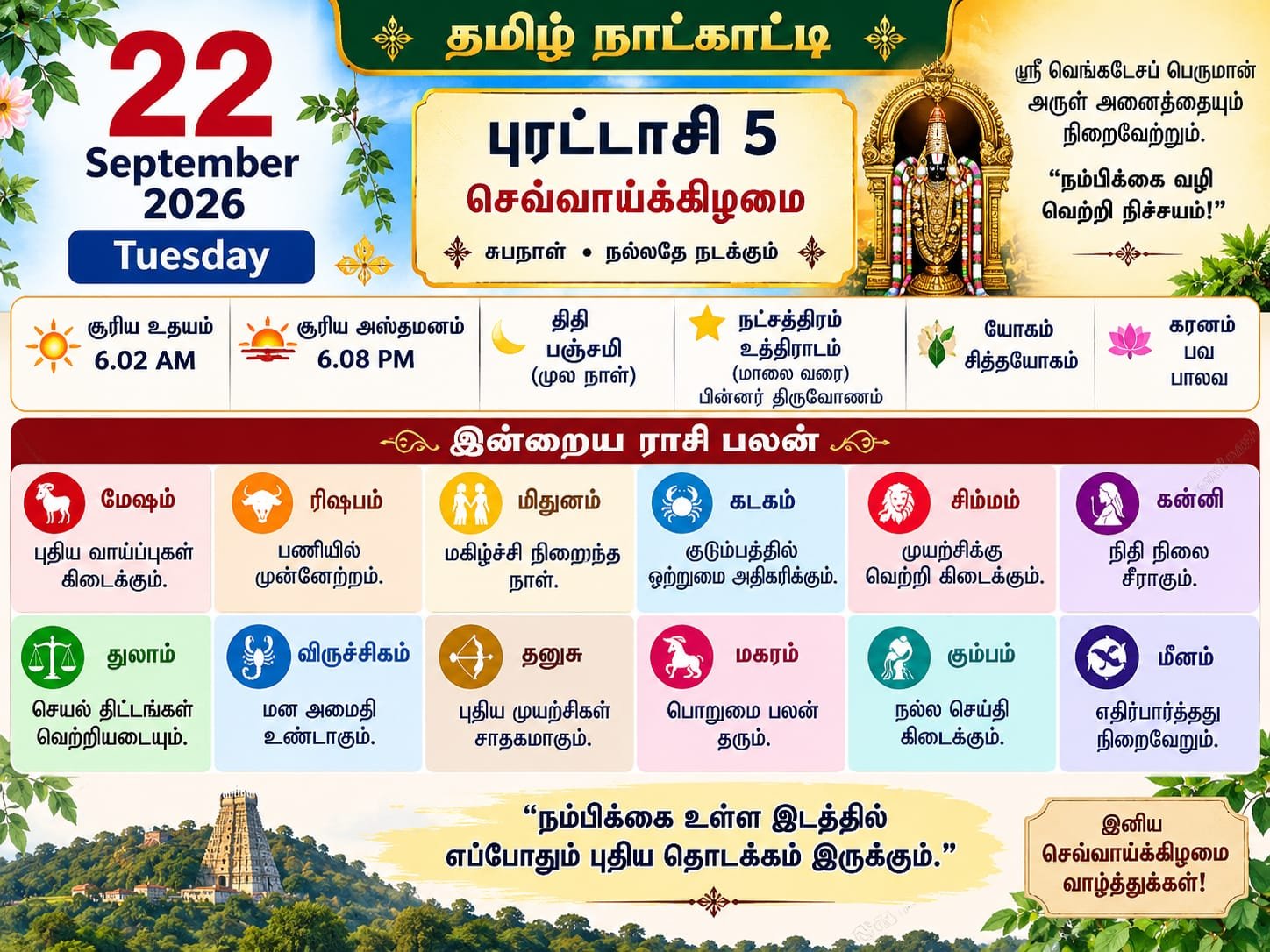 Daily Calender